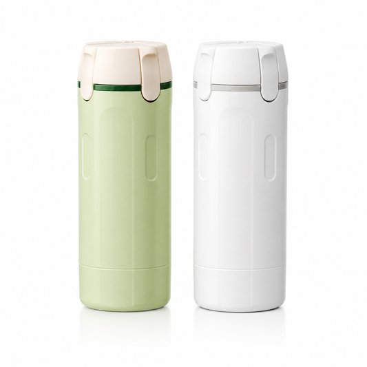 PressGlow Travel Dispenser Bottle — Leak-Proof Press Pump for Skincare & Toiletries
